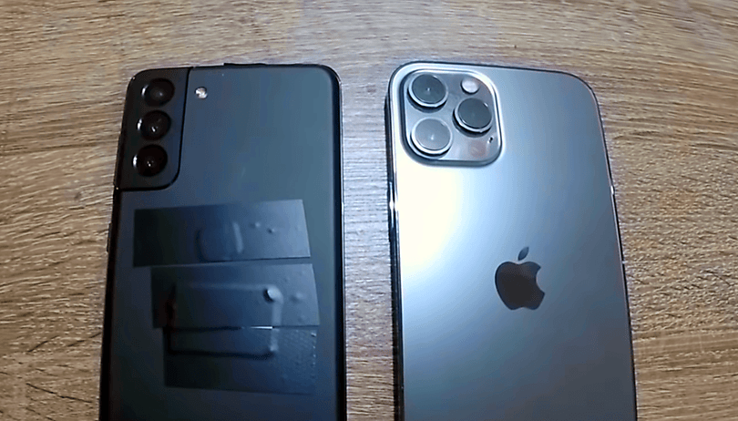 Galaxy S21 Plus aparece ao lado do iPhone 12 Pro Max em vídeo