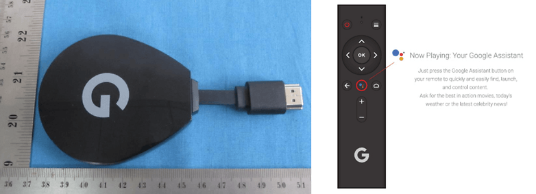 Dongle Android TV side