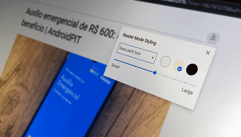 Como ativar o modo leitura escondido no Chrome para PC