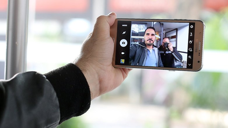 androidpit galaxy j7 camera selfie
