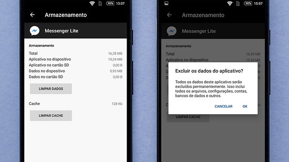 armazenamento apps update tips