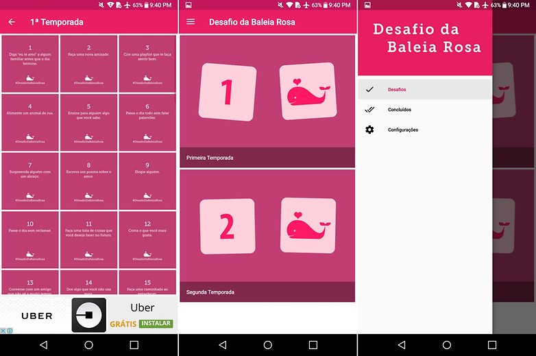 baleia rosa app