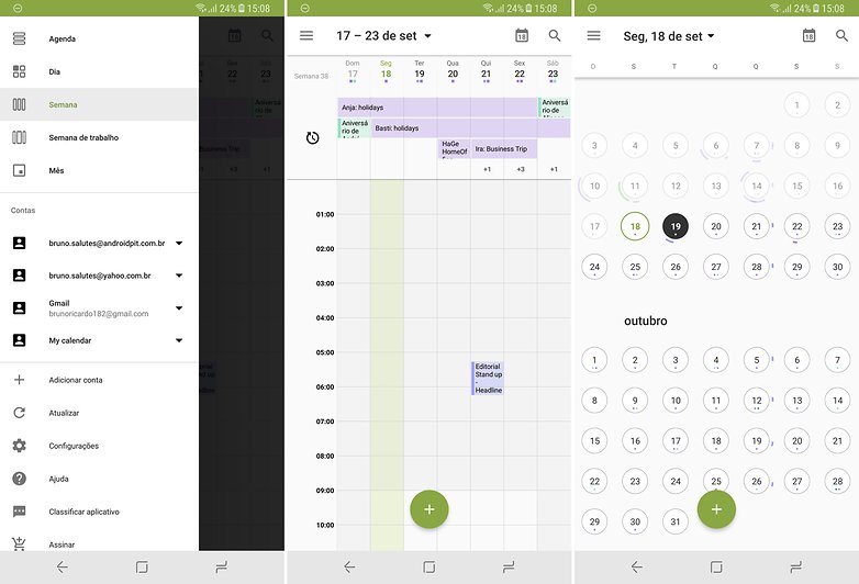 blackberry calendar native apps
