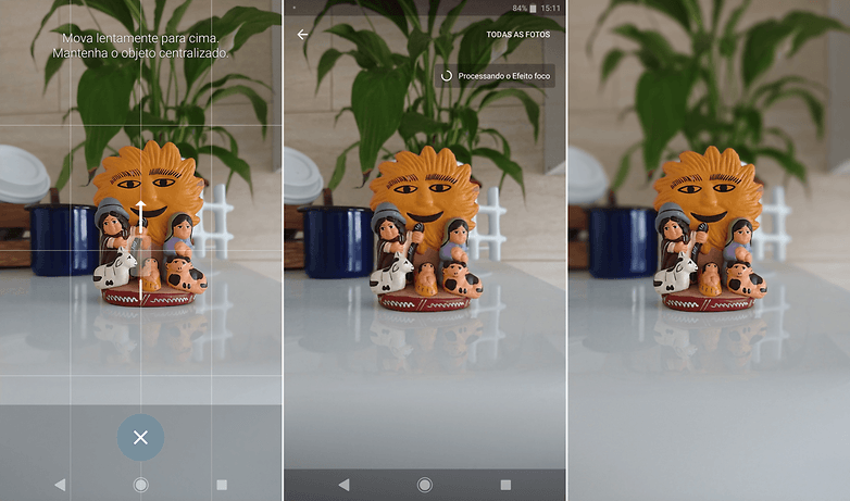 camera google efeito foco