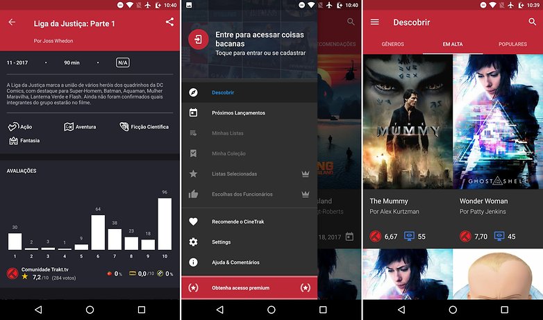cine track new apps