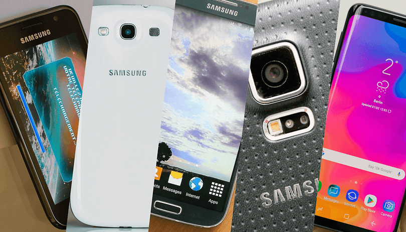 Evolución de los modelos Galaxy de Samsung: del Galaxy S al S9