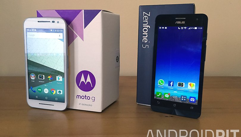 Moto G 2015 vs. Zenfone 5: comparativo de números e custo/benefício