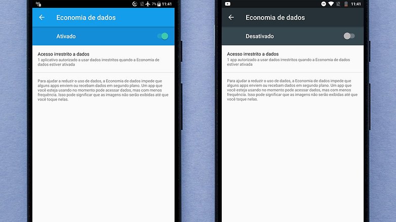 economizador de dados android nougat