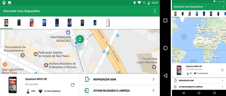 find my device gerenciador tips security