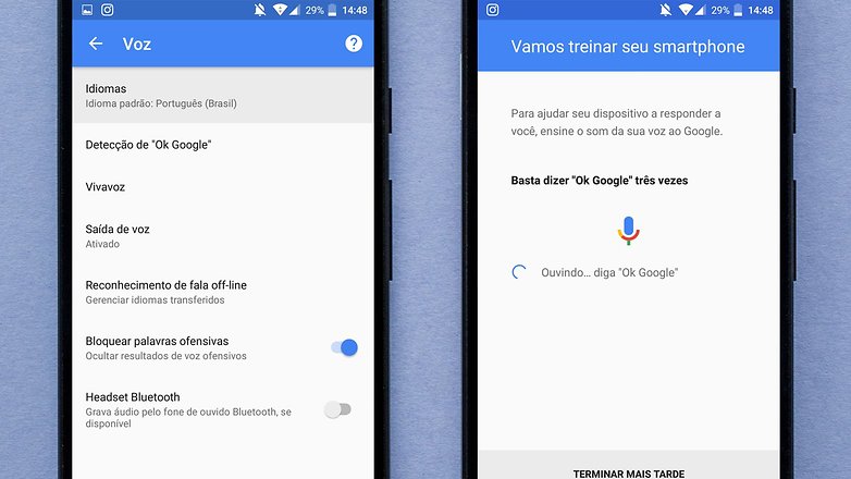google now voice problm