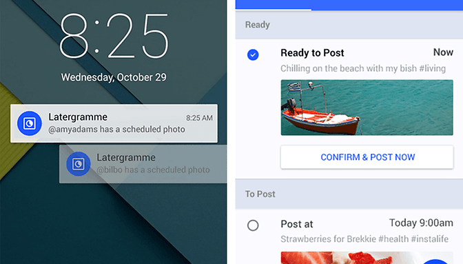 Latergramme: um ótimo gerenciador de contas para o Instagram