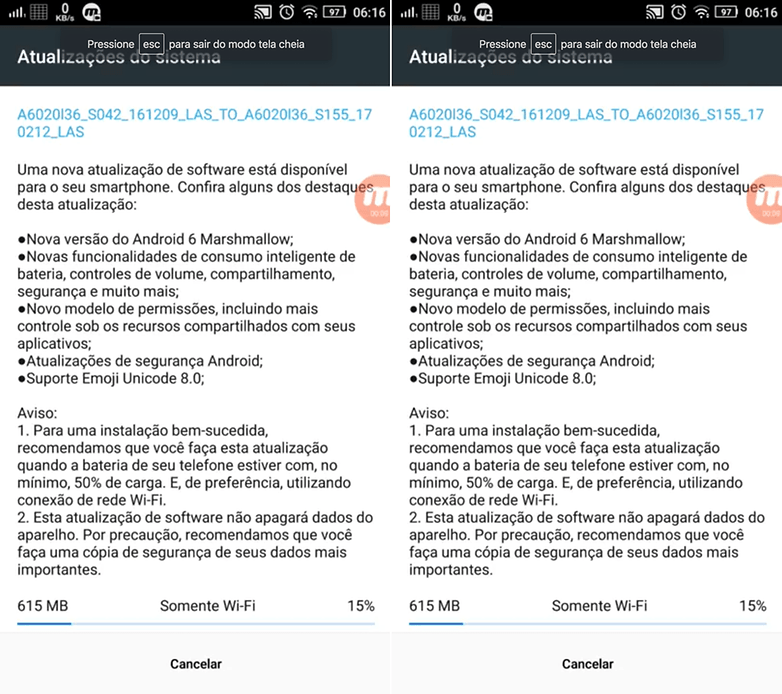 lenovo kibe k6 marshmallow update side