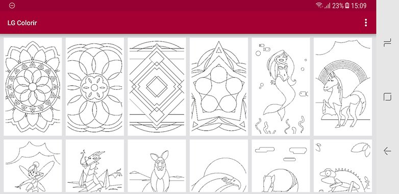 lg colorir native apps
