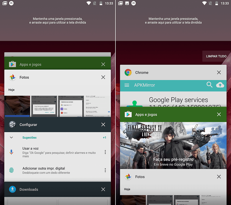limpar tudo multitask android tips