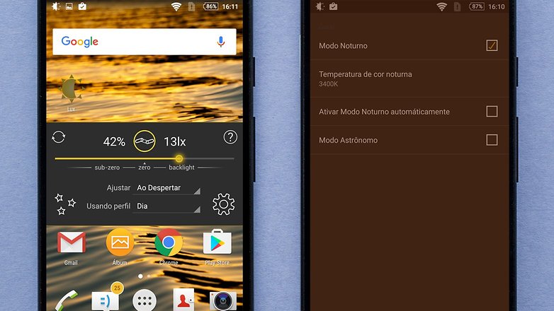 lux app tips dark mode