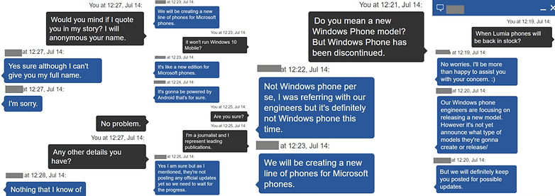 microsoft android phone 4 side