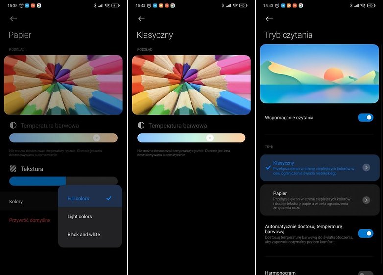 miui 12 reading mode 3 side