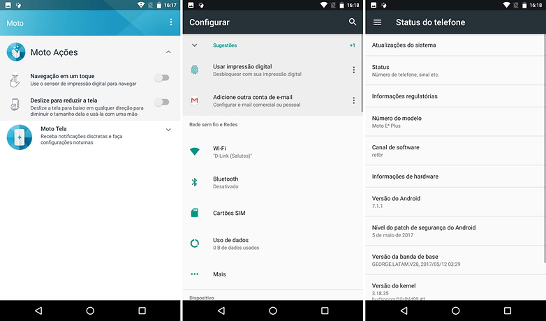 moto actions app moto e4 plus