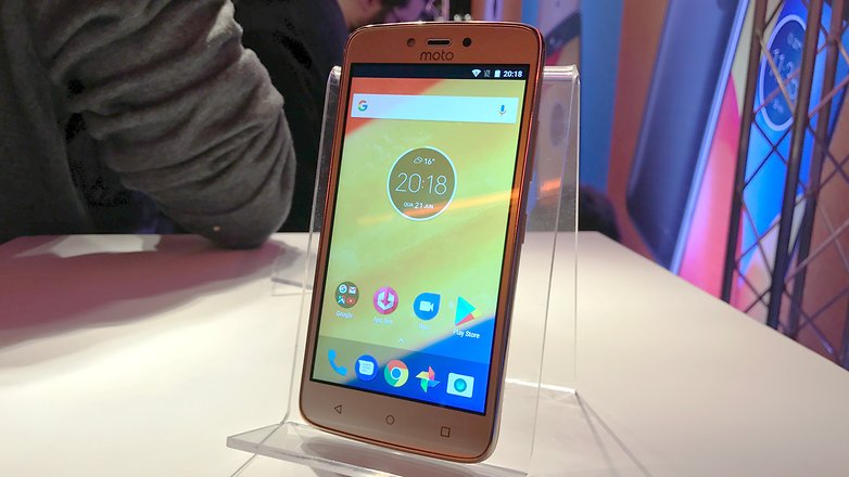 moto c plus front new