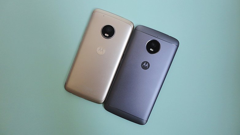 Moto e4 plus moto g5 plus versus back