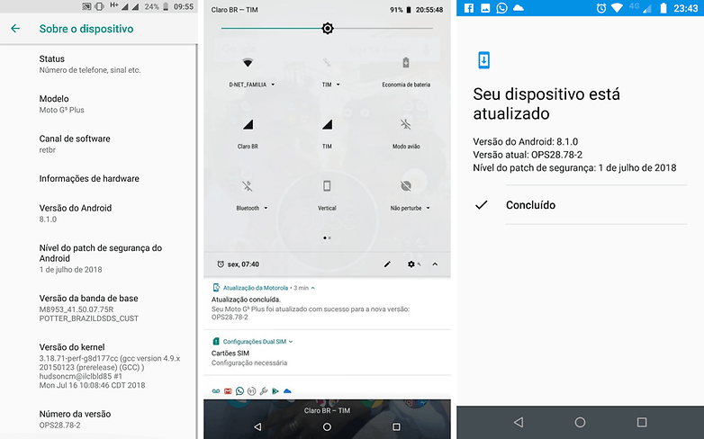 moto g5 plua beta android oreo