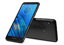 Moto E6 aparece em imagem sem leitor de digitais e com tela MaxVision de 18:9