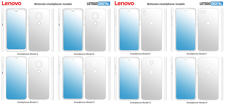 motorola telefoon modellen side