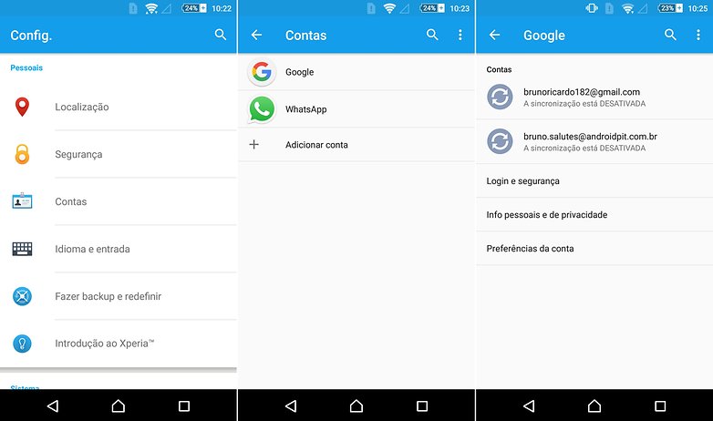 multiplascontasgooglenoandroid