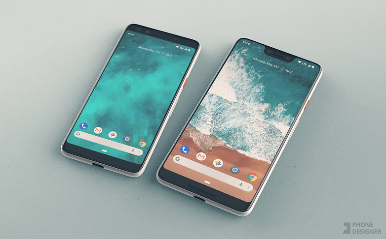   notch pixel 3 phonedesigner 