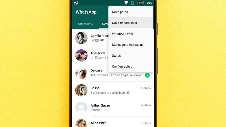 transmissao whatsapp new tips