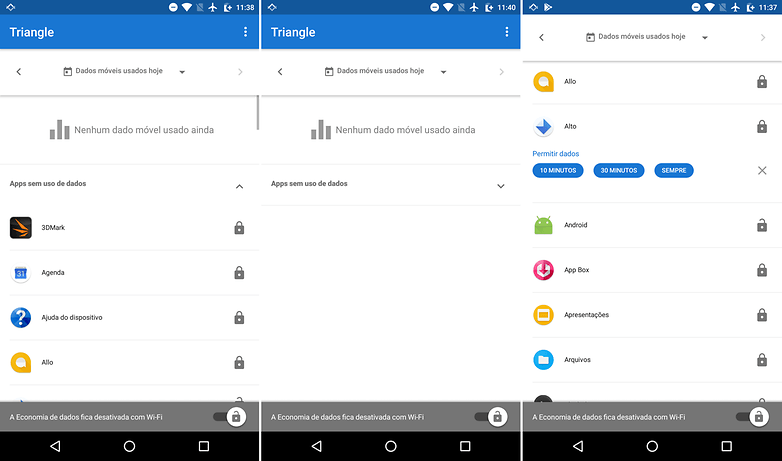 triangle app google