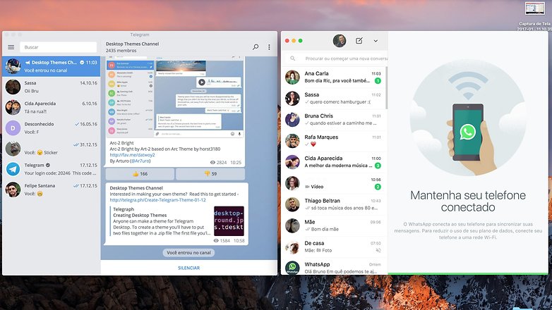 web whatsapp telegram desktop original