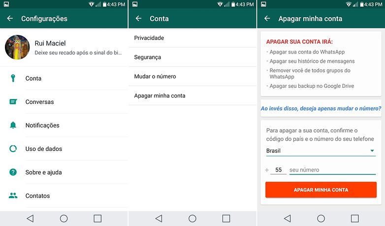 whatsapp backup account