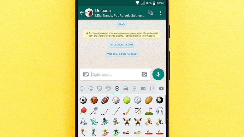 whatsapp emoji test firt