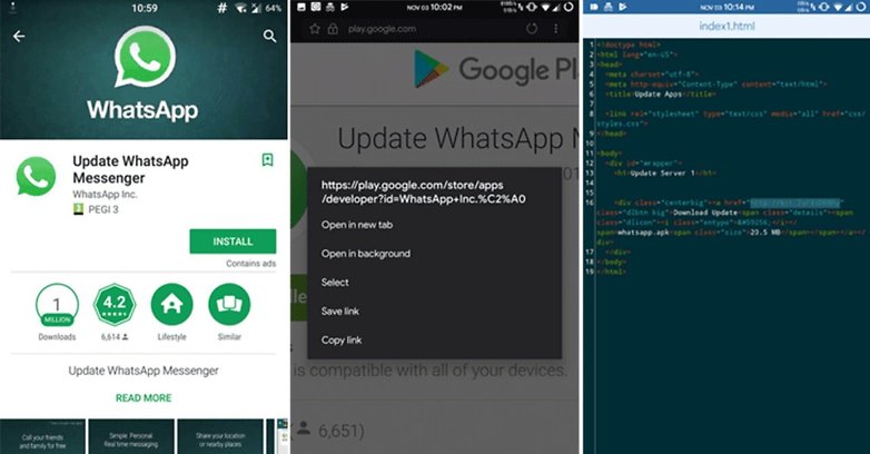 whatsapp fake app