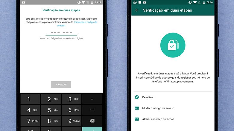 whatsapp verifi duas etapas