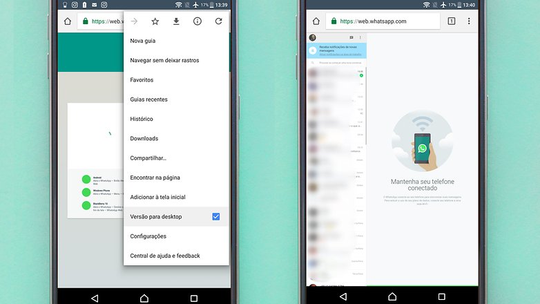whatsapp web dois cap disp