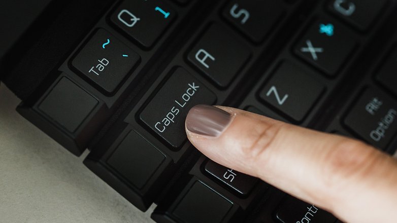 AndroidPIT caps lock 3499