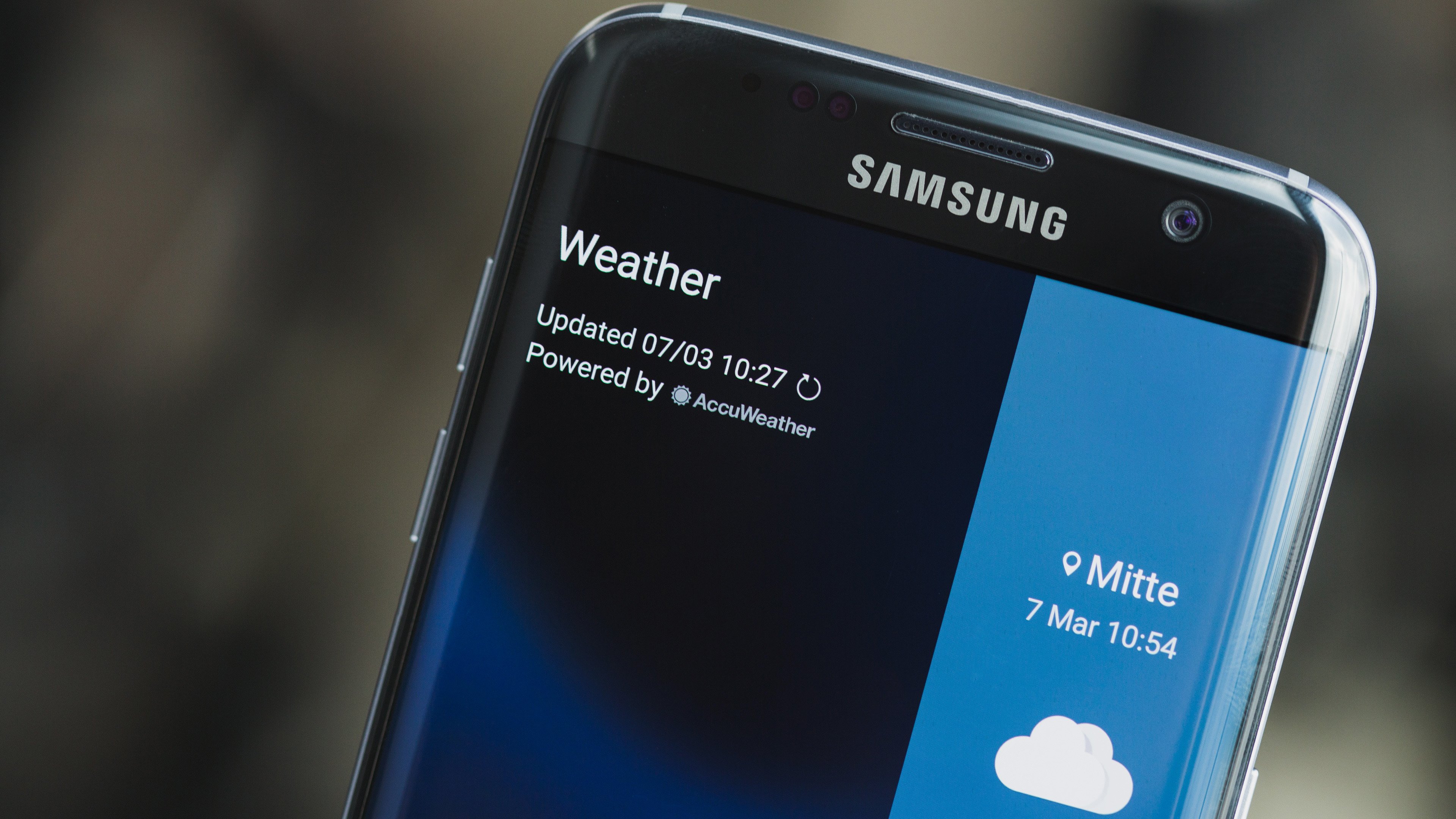 Samsung weather