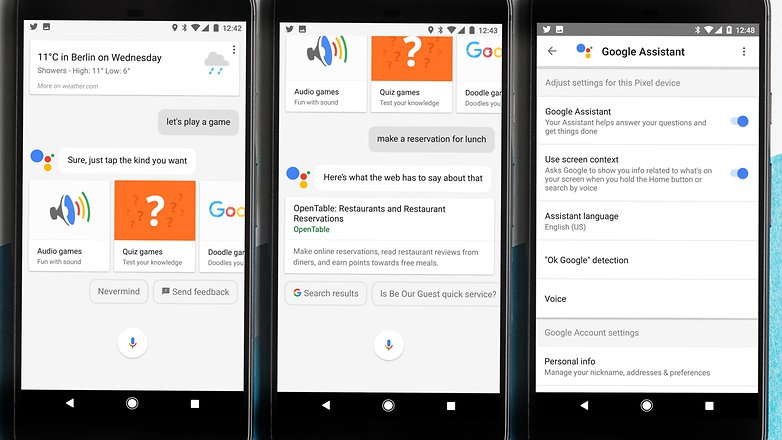 AndroidPIT Google pixel XL google assistant tripple 2