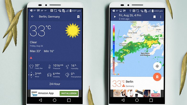 10 best weather apps and widgets for Android - AndroidPIT