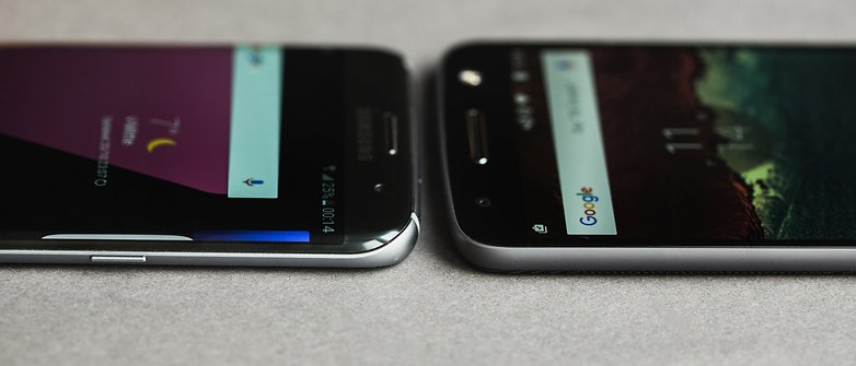 AndroidPIT galaxy s7 edge vs lenovo moto z 0308