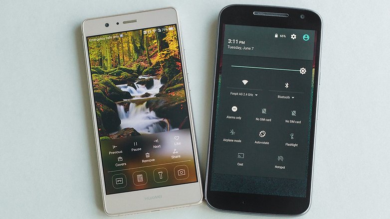 AndroidPIT huawei p9 lite vs moto g4 7090