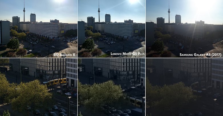 AndroidPIT camera vs comparation galaxy a5 2017 moto g5 plus bq aquaris x HDR tv tower
