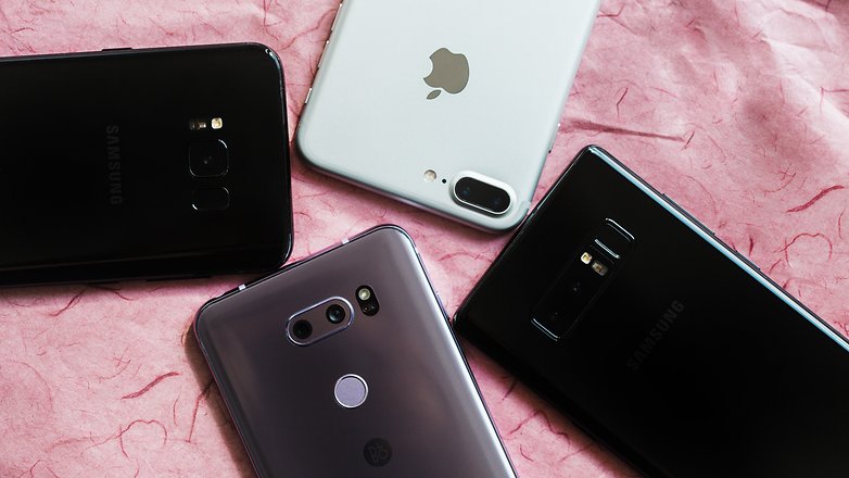 AndroidPIT lgv30 vs note 8 vs s8 vs iphone 7 plus 9058