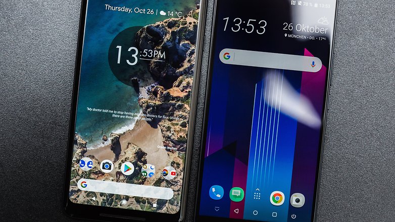 AndroidPIT HTC U11 Plus vs Google Pixel2 XL 1903