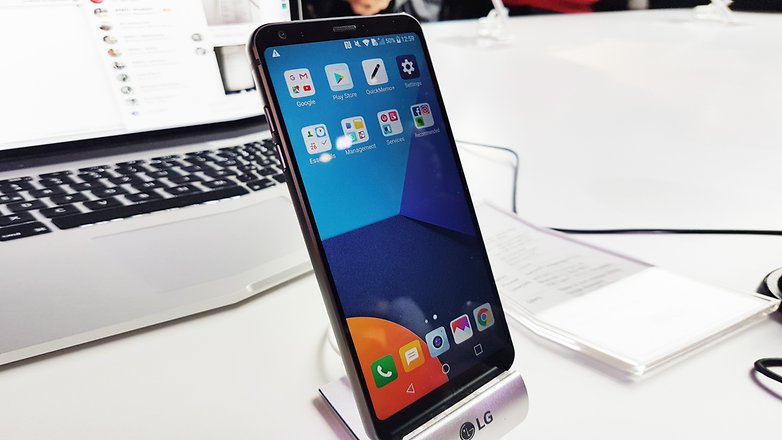 AndroidPIT LG G6 MWC 2017 hands on 11