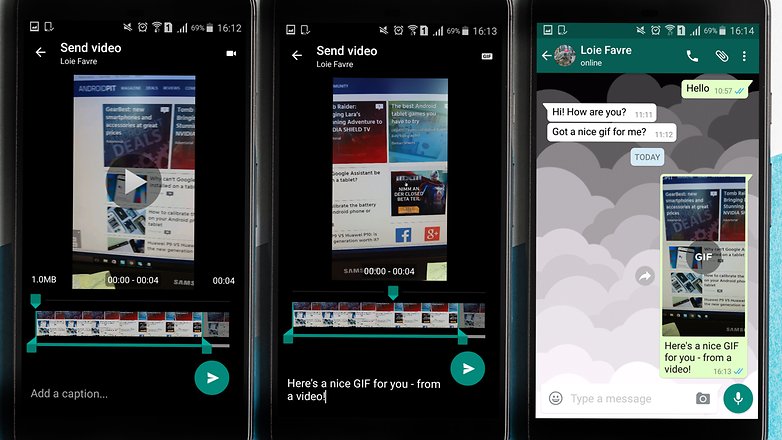 O AndroidPIT do Google Whatsapp gif apresenta truques de dicas 2
