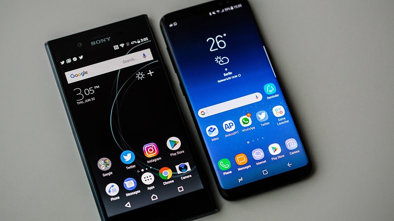 sony xperia xz premium vs samsung galaxy s8