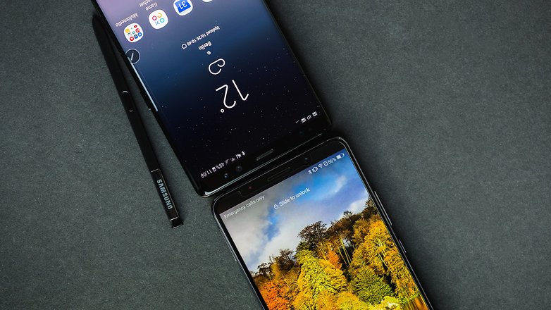 Samsung galaxy note 8 vs huawei mate 10